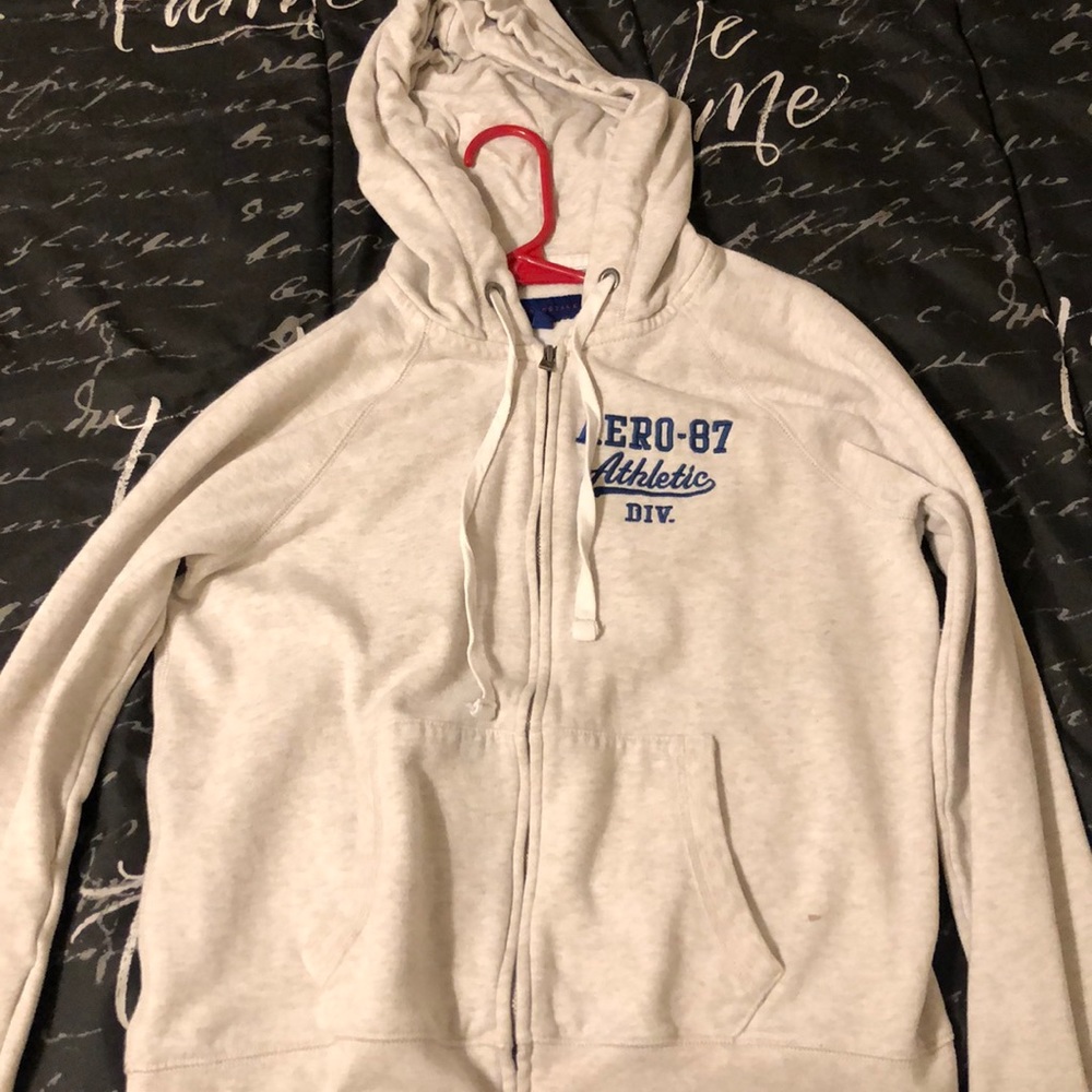 Grey zip up jacket